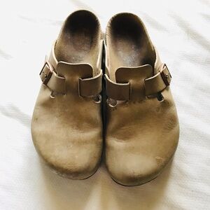 Birkenstock Brown Slip-On Clogs